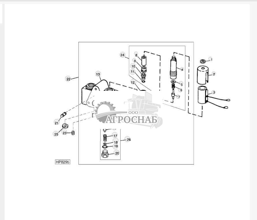 Solenoid Control Valve For Reel Lift  Variable And Cylinder Speed 9550 ( 